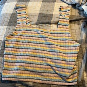 American eagle tank top striped